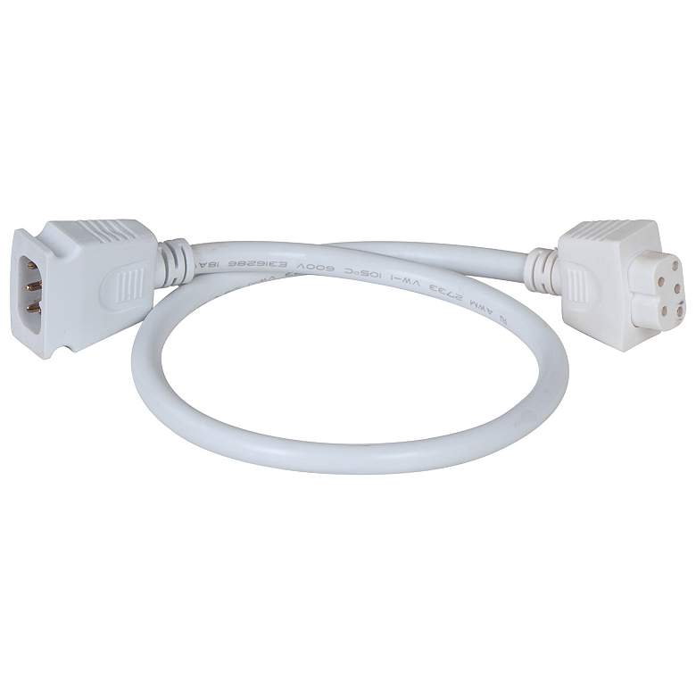 Image 1 CounterMax 18"W White Interlink Cord for Under Cabinet Light