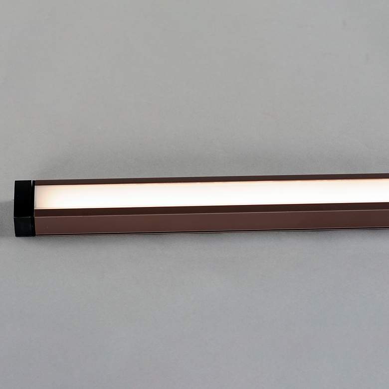 Image 2 CounterMax 24"W Bronze Slim Stick LED Under Cabinet Light more views