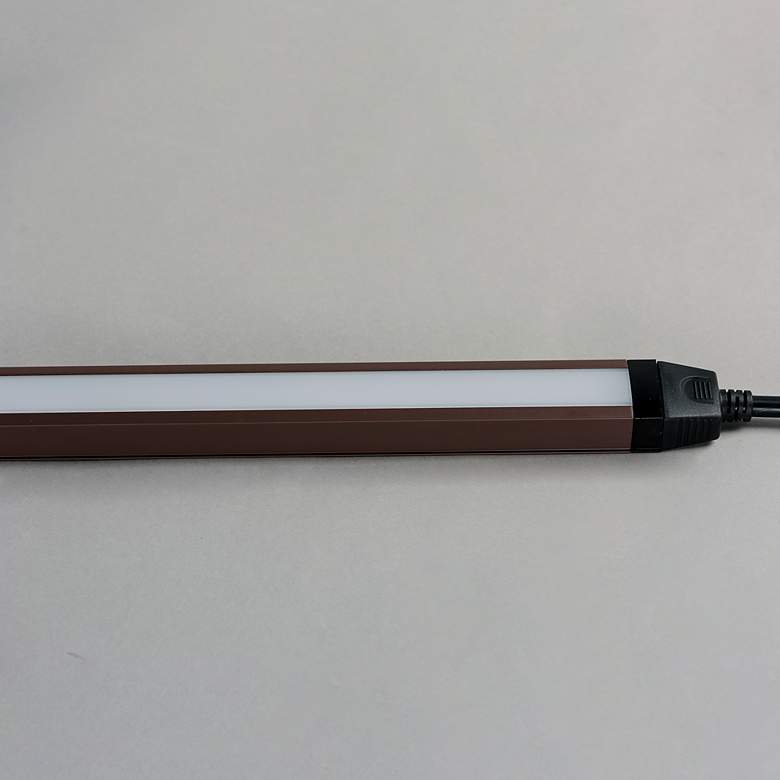 Image 3 CounterMax 30"W Bronze Slim Stick LED Under Cabinet Light more views
