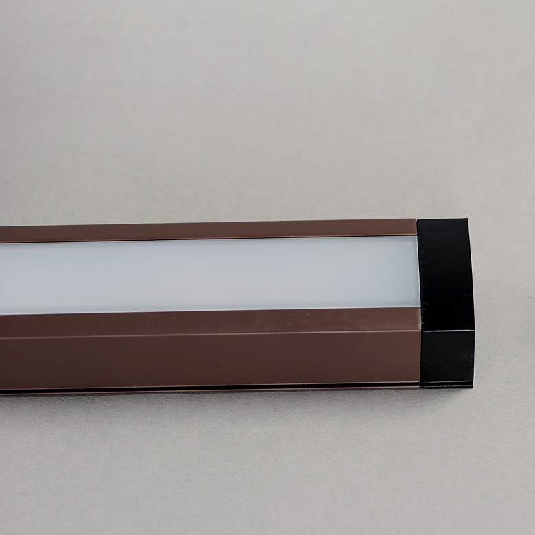 Image 7 CounterMax 36"W Bronze Slim Stick LED Under Cabinet Light more views