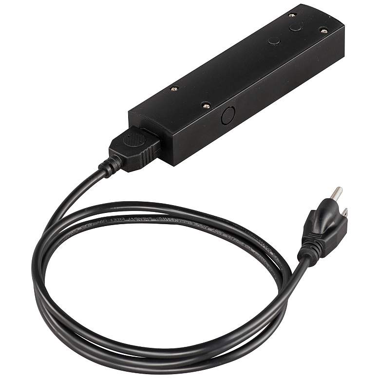Image 1 CounterMax 7"W Black Control Dimmer Tuner Hard Wire/Plug In