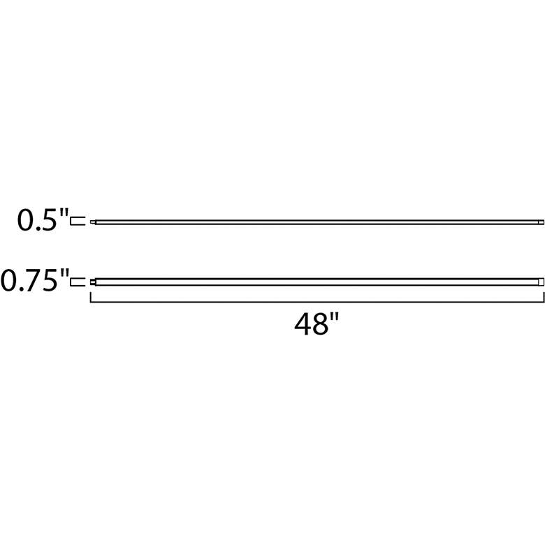 Image 5 CounterMax MX-L-24-SS 48"W Aluminum LED Under Cabinet Light more views