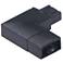 CounterMax MX-L-24-SS Black 90-Degree Left Connector