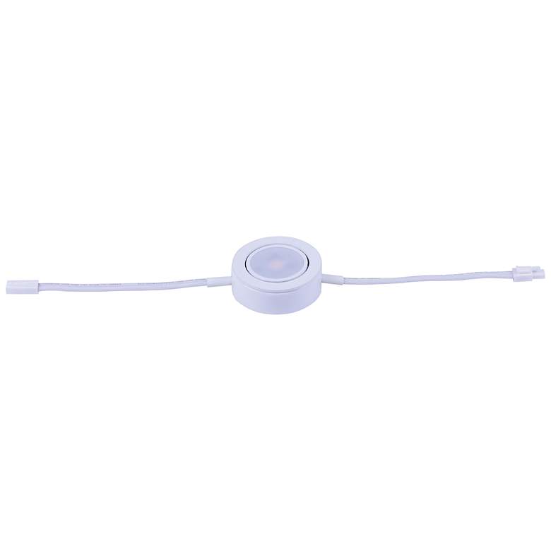 Image 1 CounterMax MX-LD-AC 1-Light 2.75" Wide White Under Cabinet Light Disc