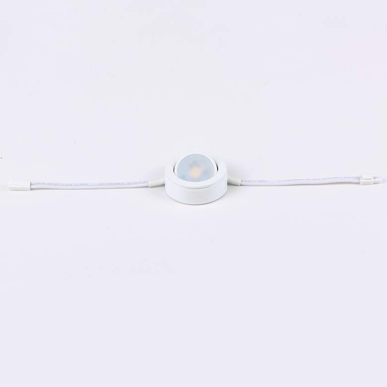 Image 2 CounterMax MX-LD-AC 1-Light 2.75" Wide White Under Cabinet Light Disc more views