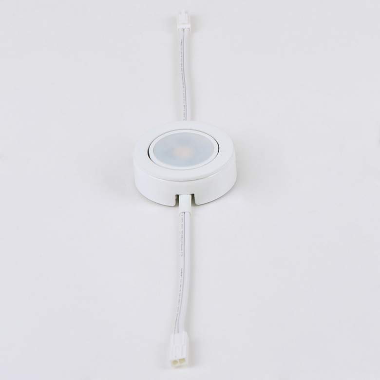 Image 3 CounterMax MX-LD-AC 1-Light 2.75" Wide White Under Cabinet Light Disc more views