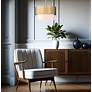 4_Counterpoint 12" Wide Modern Gold Drum Mini Pendant more views