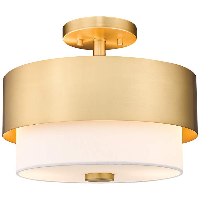 Image 3 Counterpoint 13" Wide Modern Gold Ceiling Light