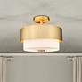2_Counterpoint 13" Wide Modern Gold Ceiling Light