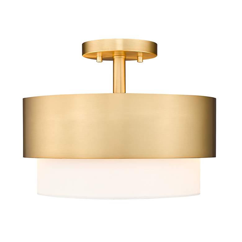 Image 6 Counterpoint 13" Wide Modern Gold Ceiling Light more views
