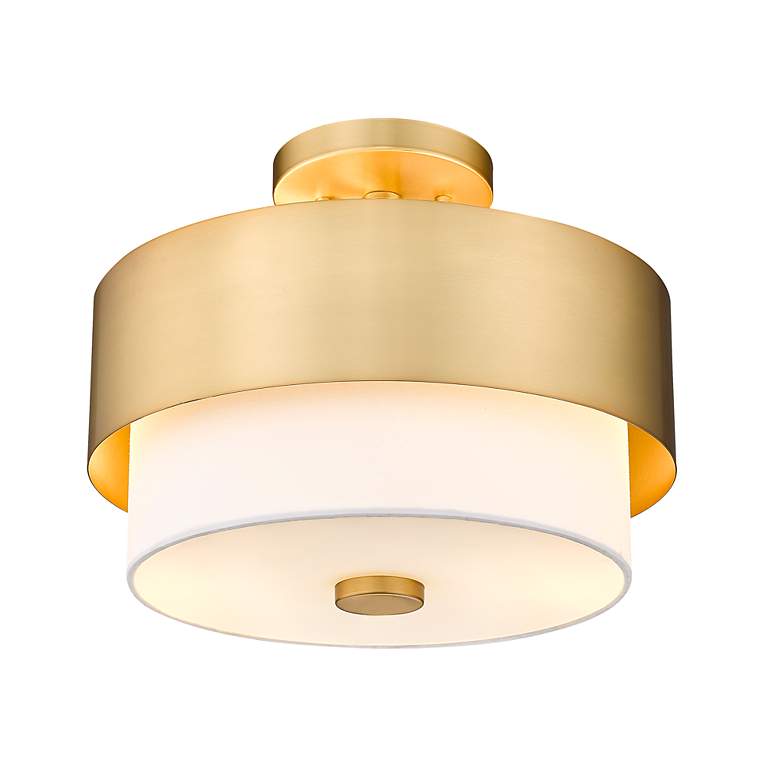 Image 7 Counterpoint 13" Wide Modern Gold Ceiling Light more views