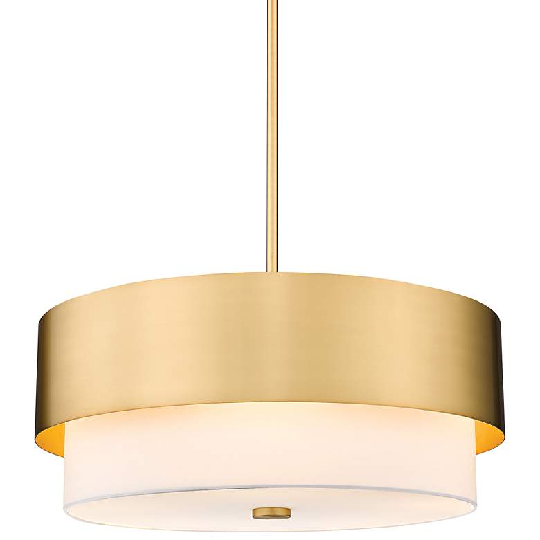 Image 3 Counterpoint 24" Wide Modern Gold 5-Light Chandelier