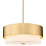 3_Counterpoint 24" Wide Modern Gold 5-Light Chandelier