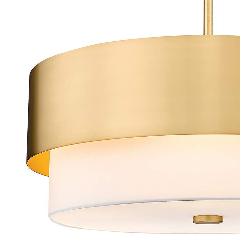 Image 4 Counterpoint 24" Wide Modern Gold 5-Light Chandelier more views