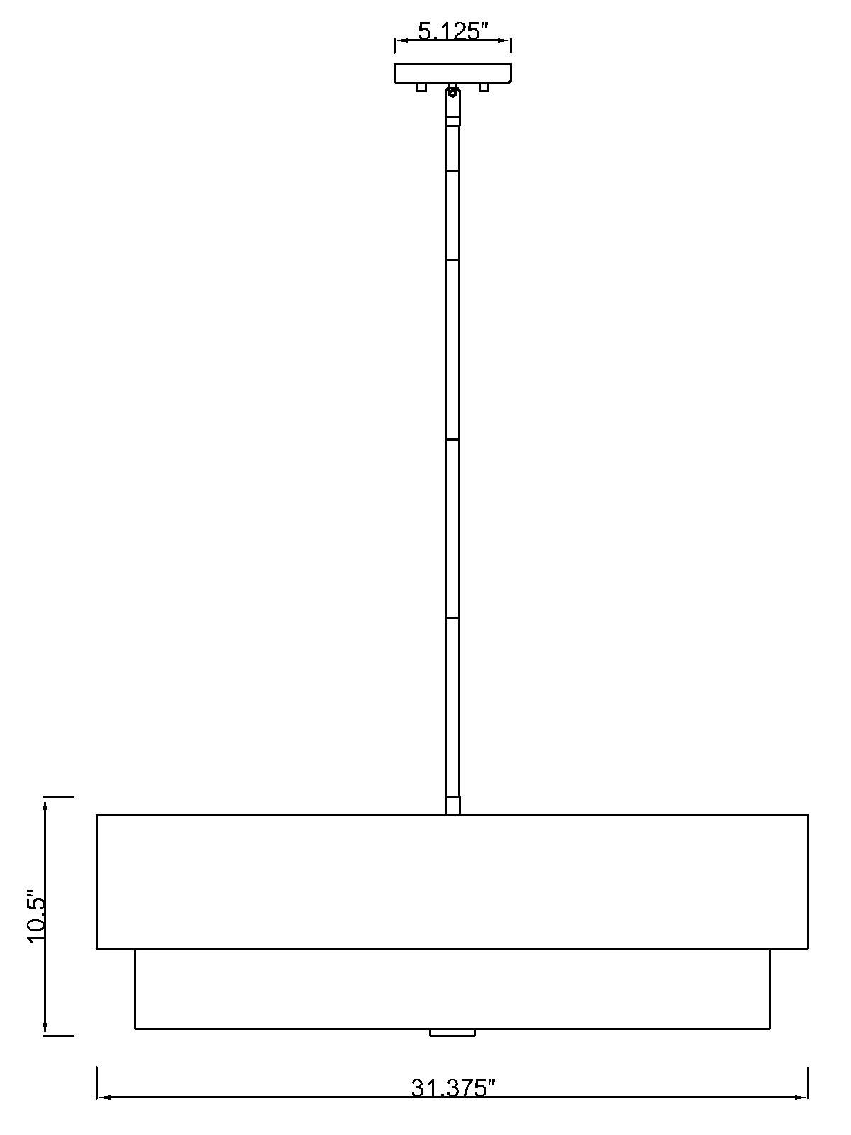 Counterpoint 31 1/2" Wide Modern Gold Drum Chandelier in scene