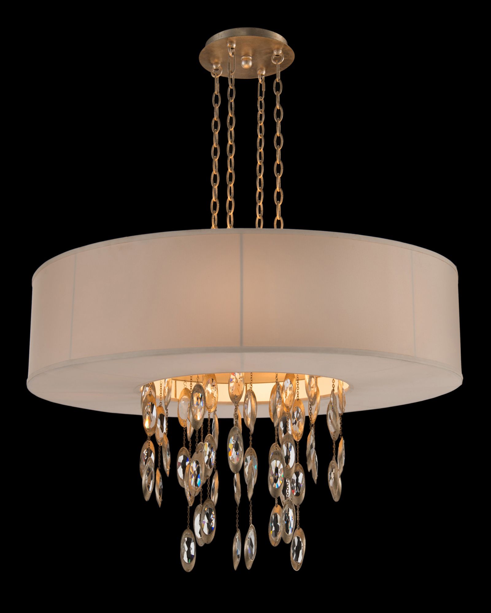 drum style chandelier