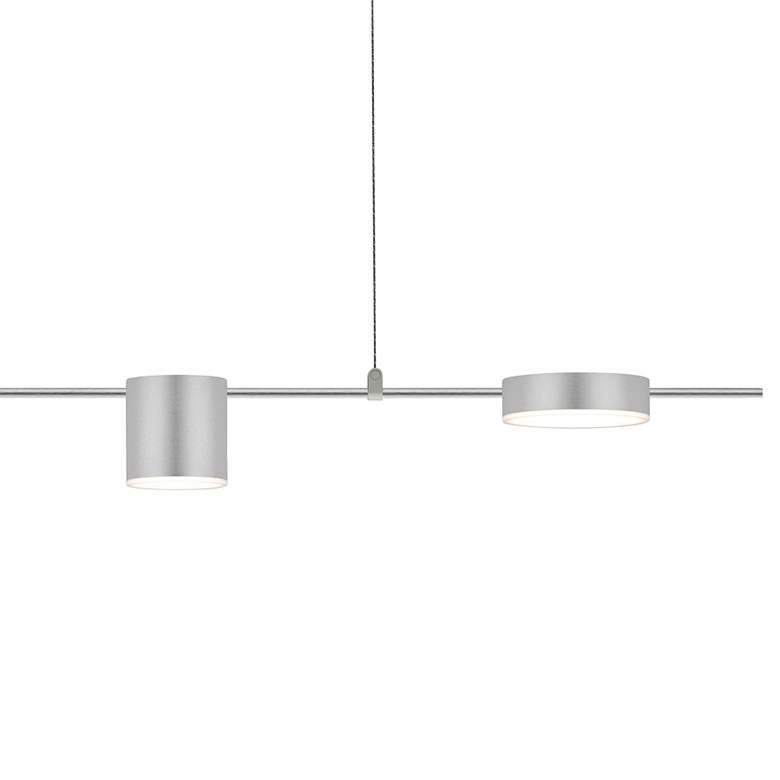 Image 2 Counterpoint 42 inchW Aluminum LED Kitchen Island Light Pendant more views