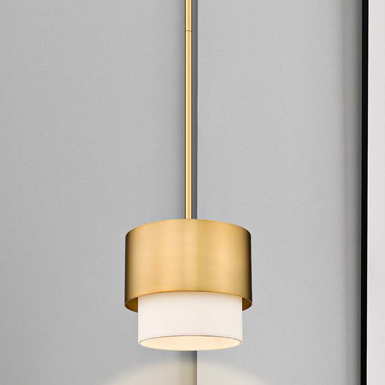 Image 2 Counterpoint 7 1/4" Wide Modern Gold Mini Pendant