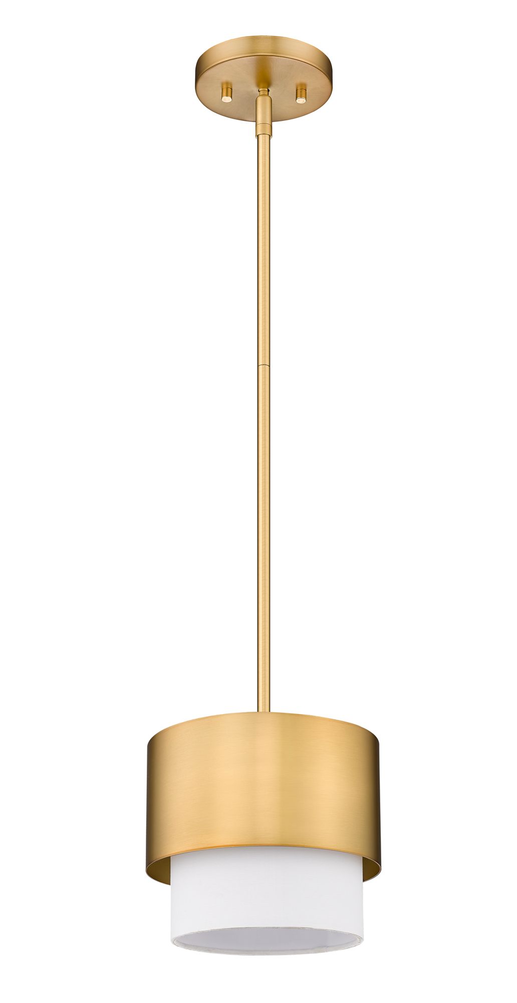 Counterpoint 7 1/4" Wide Modern Gold Mini Pendant in scene