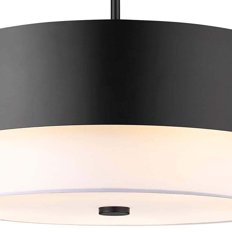 Image 4 Counterpoint by Z-Lite Matte Black 5 Light Chandelier more views