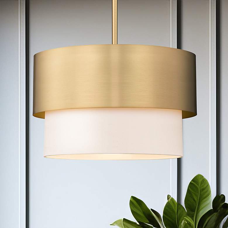 Image 2 Counterpoint by Z-Lite Modern Gold 1 Light Mini Pendant