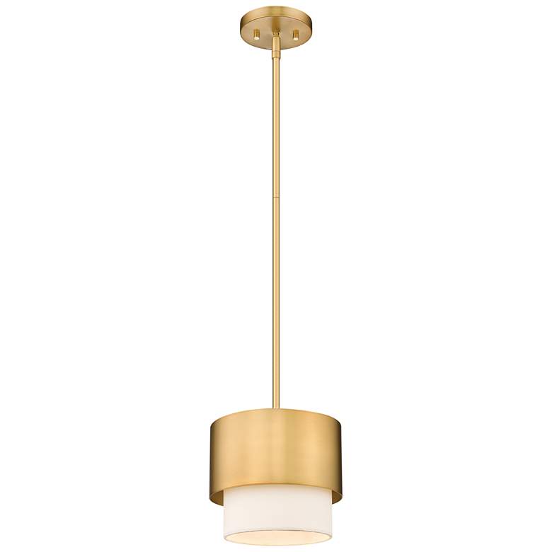 Image 1 Counterpoint by Z-Lite Modern Gold 1 Light Mini Pendant
