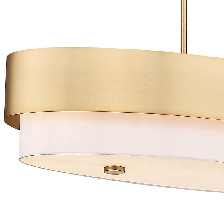 Image 4 Counterpoint by Z-Lite Modern Gold 5 Light Island Pendant more views