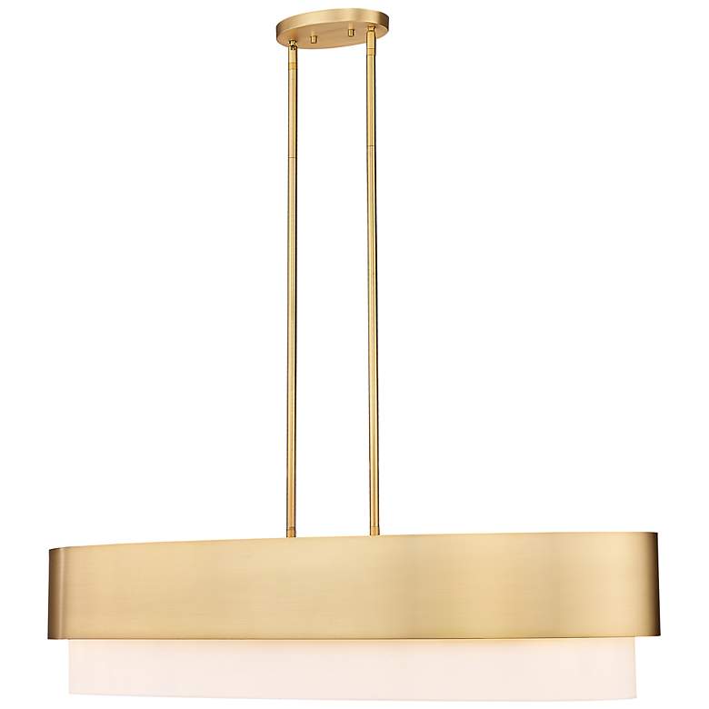 Image 6 Counterpoint by Z-Lite Modern Gold 5 Light Island Pendant more views