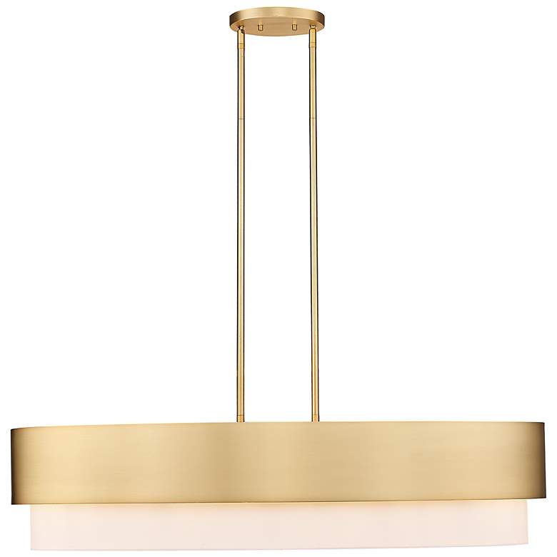 Image 7 Counterpoint by Z-Lite Modern Gold 5 Light Island Pendant more views