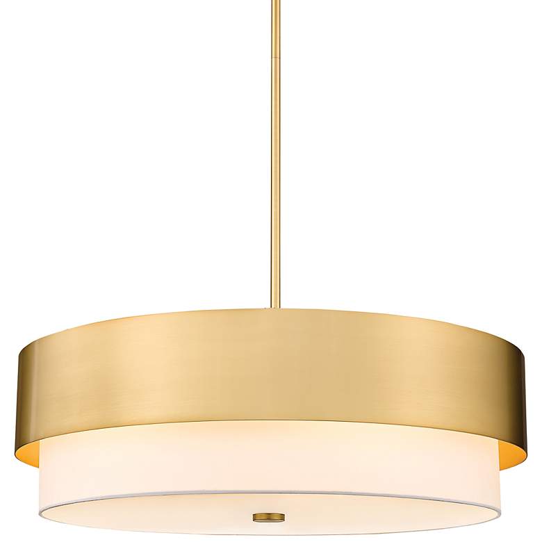Image 3 Counterpoint by Z-Lite Modern Gold 6 Light Chandelier