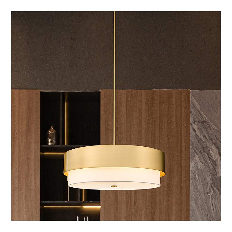 Image 2 Counterpoint by Z-Lite Modern Gold 6 Light Chandelier