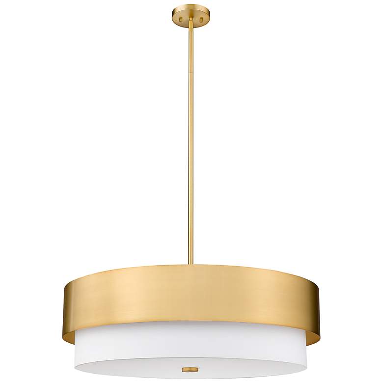 Image 6 Counterpoint by Z-Lite Modern Gold 6 Light Chandelier more views