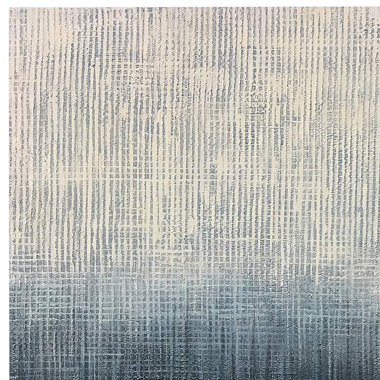 Image 2 Countess Color Abstract 50" High Green Blue Canvas Wall Art more views