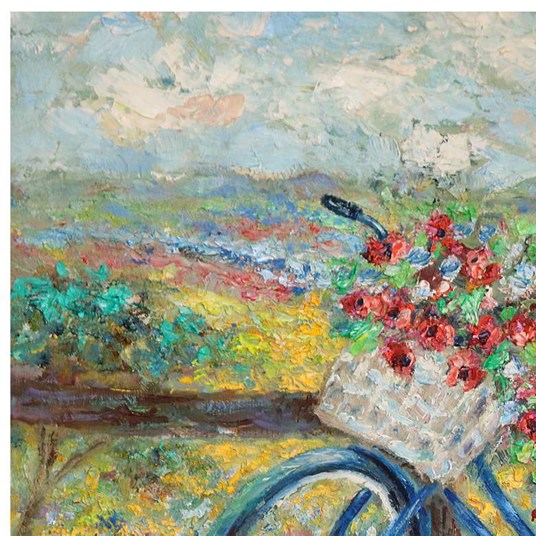 Image 2 Country Bike 40" Wide All-Weather Outdoor Canvas Wall Art more views