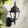 Country Cottage 17 1/2" Traditional Black Motion Sensor Outdoor Light