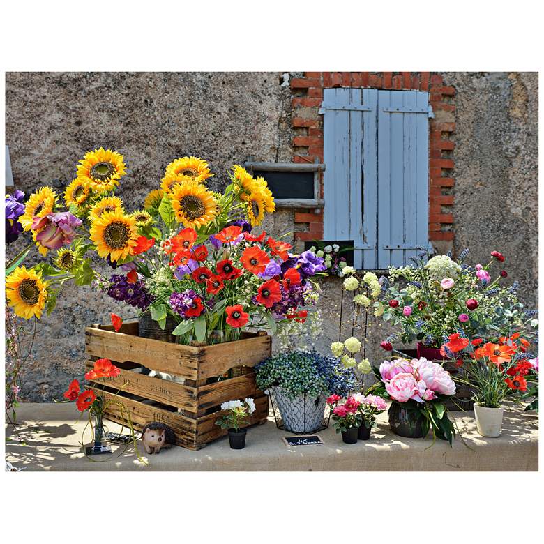 Image 1 Country Market 40 inchW All-Weather Indoor-Outdoor Wall Art