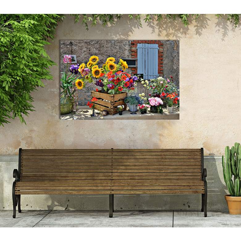 Image 2 Country Market 40 inchW All-Weather Indoor-Outdoor Wall Art more views