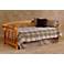 Country Pine Finish Slat Spindle Sleigh Daybed