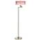 Country Rose Giclee Energy Efficient Swing Arm Floor Lamp