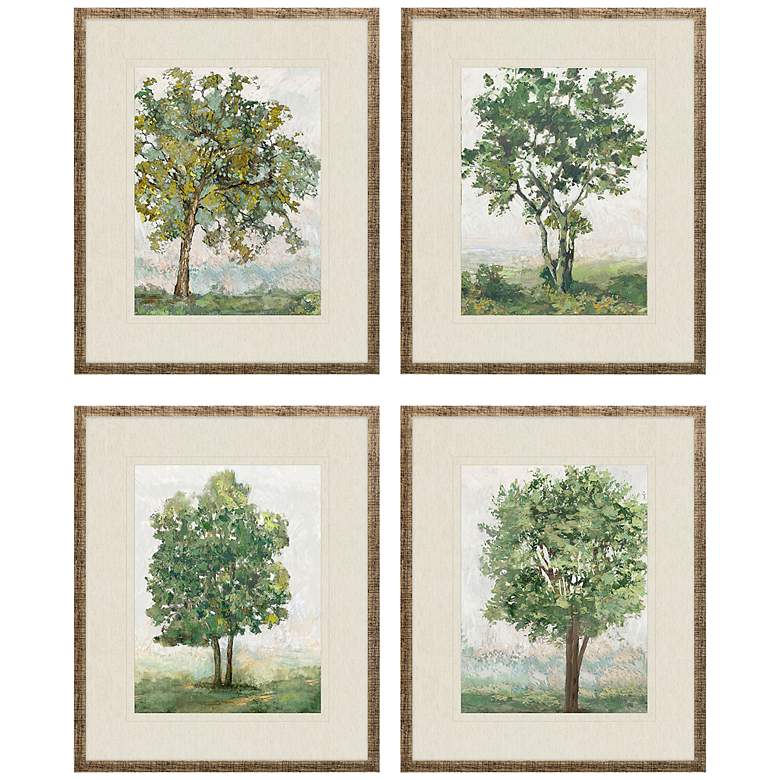 Image 1 Countryside Growth 23"H 4-Piece Framed Giclee Wall Art Set