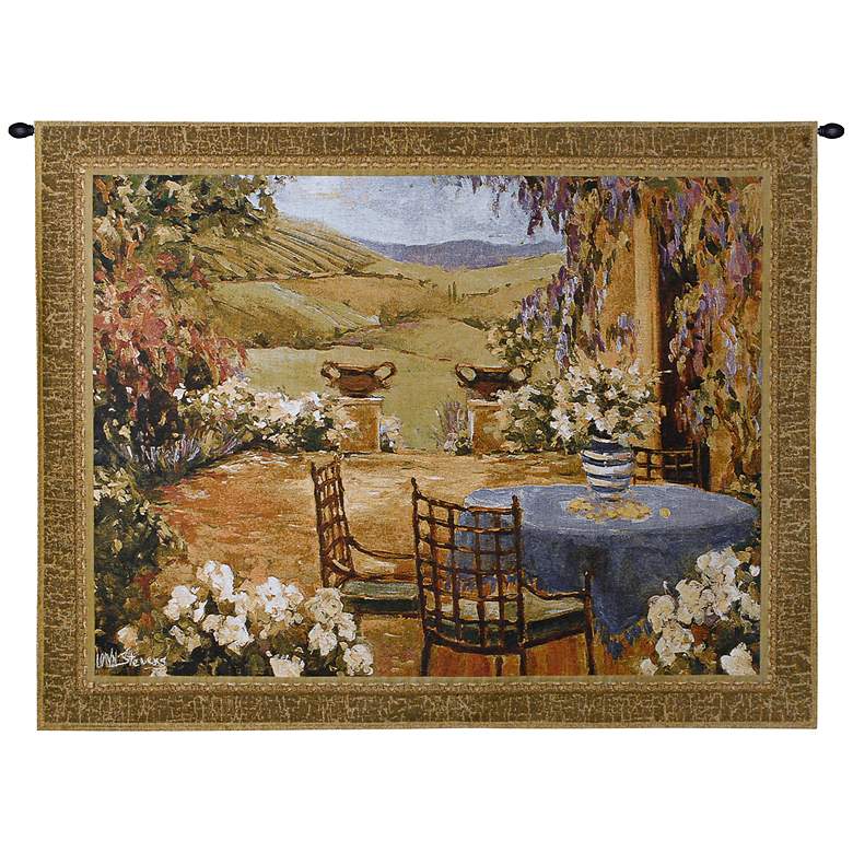 Image 1 Countryside Terrace 53 inch Wide Wall Tapestry