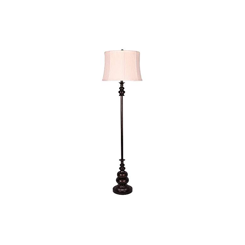 Image 1 County 60" High Burnished Bronze Traditional Floor Lamp