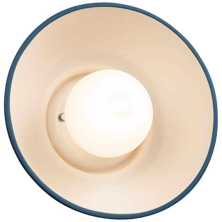 Image 1 Coupe 10" High Midnight Sky Matte White LED Wall Sconce