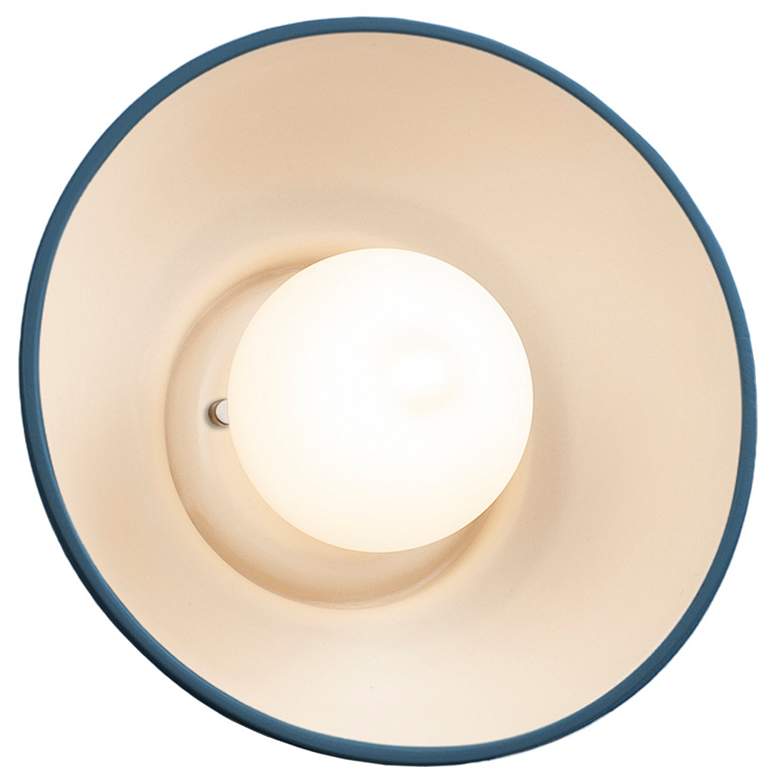 Image 2 Coupe 10" High Midnight Sky Matte White LED Wall Sconce