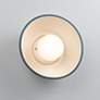 1_Coupe 10" High Midnight Sky Matte White LED Wall Sconce