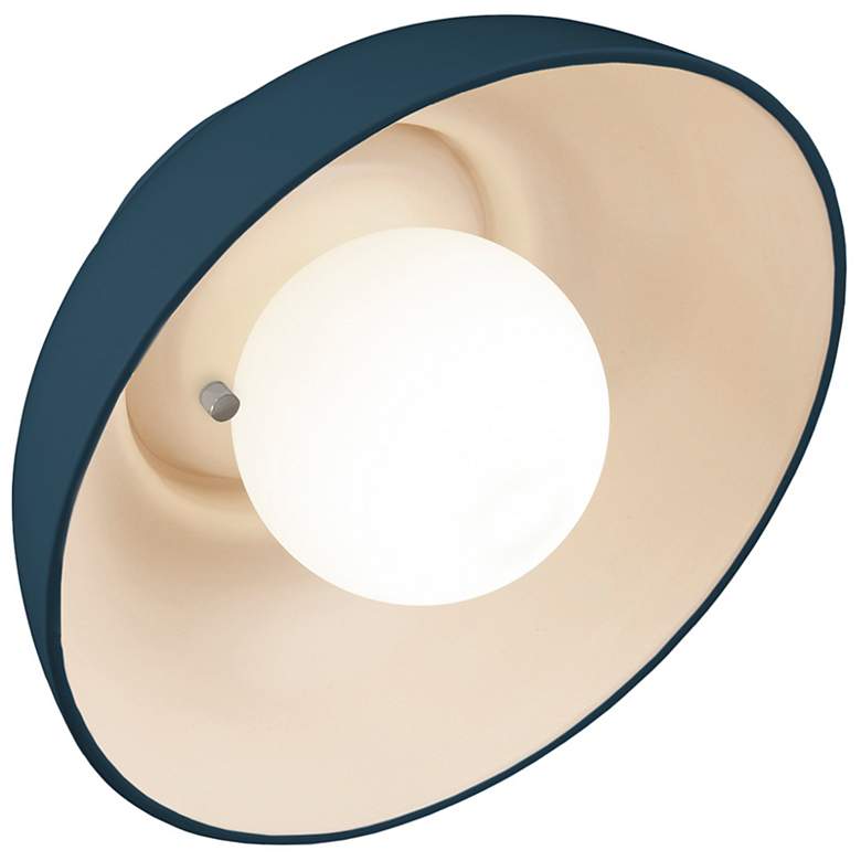 Image 5 Coupe 10" High Midnight Sky Matte White LED Wall Sconce more views