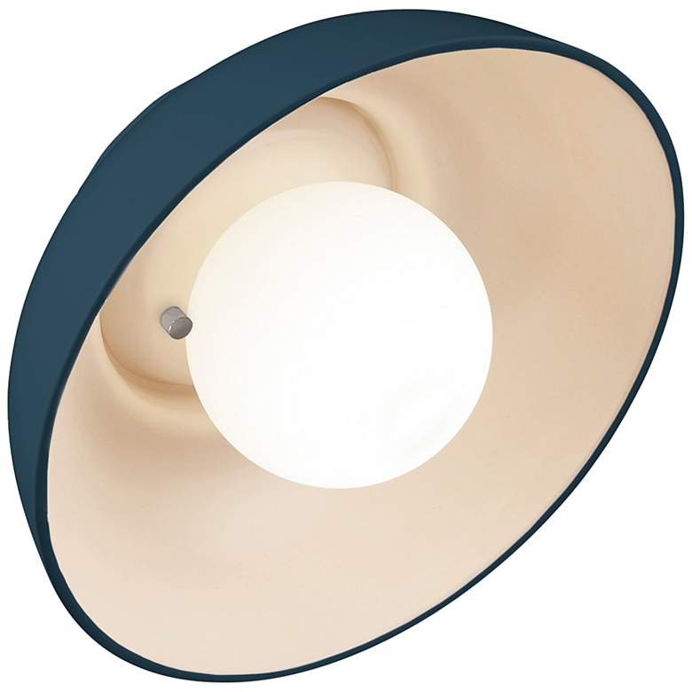 Image 5 Coupe 10" High Midnight Sky Matte White LED Wall Sconce more views