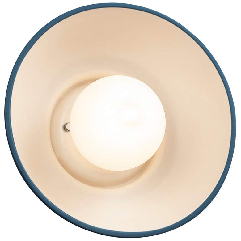Image 6 Coupe 10" High Midnight Sky Matte White LED Wall Sconce more views