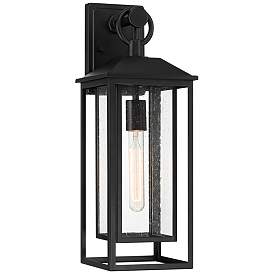 Image2 of Coupe 20" High Black Outdoor Wall Light