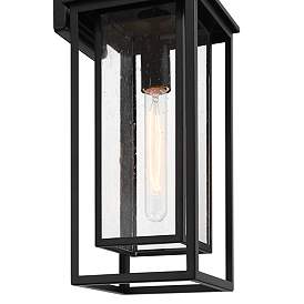 Image4 of Coupe 20" High Black Outdoor Wall Light more views